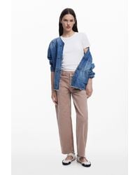 Desigual - Balloon-Jeans Mit Doppeltem Bund - Lyst