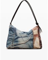 Desigual - Large Patchwork Bag, Cotton - Lyst