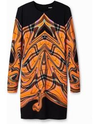 Desigual - María Escoté Slim Short Dress - Lyst