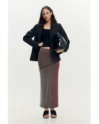Desigual - Iridescent Knit Midi Skirt - Lyst