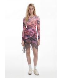 Desigual - Collina Strada Asymmetrical Dress, Polyester - Lyst