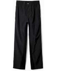 Desigual - Hybrid Pleated Trousers - Lyst
