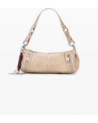 Desigual - Medium Bag With Leather Effect, Polyurethane - Lyst