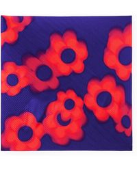 Desigual - Square Floral Scarf, Polyester - Lyst