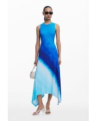 Desigual - Robe Froncée Tie-Dye - Lyst