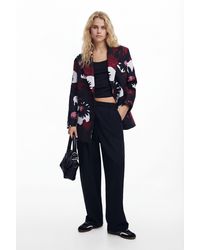 Desigual - Floral Coat M. Christian Lacroix - Lyst