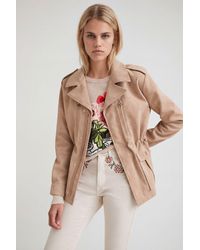 Desigual - Straight Multi-Pocket Jacket, Polyurethane - Lyst