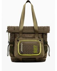 Desigual - Large Multiposition Voyager Backpack, Polyester - Lyst