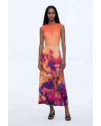 Desigual - Dress Designed By Mr. Christian Lacroix, Viscose - Lyst