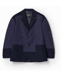 Desigual - Hybrid Pockets Blazer - Lyst