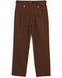 Desigual - Pleated Trousers, Cotton - Lyst