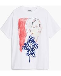 Desigual - Expensive Flower T-Shirt, Cotton - Lyst