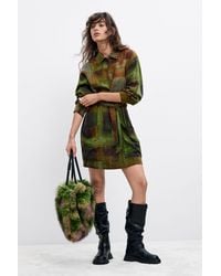 Desigual - Long-Sleeved Dress M. C. Lacroix, Lyocell - Lyst