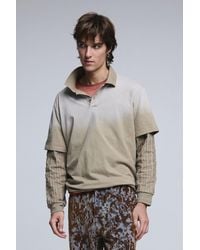 Desigual - Long-Sleeve Double Polo Shirt, Cotton - Lyst