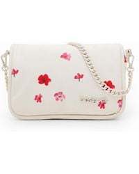Desigual - S Padded Floral Crossbody Bag, Polyurethane - Lyst
