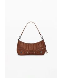 Desigual - Small Embroidered Faux Leather Bag - Lyst