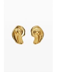 Desigual - Plated Shell Earrings Zalio - Lyst