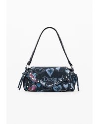 Desigual - Medium Graffiti Bag, Cotton - Lyst