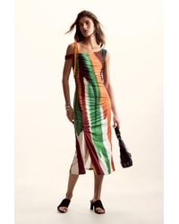 Desigual - Striped Dress M. Christian Lacroix, Polyester - Lyst