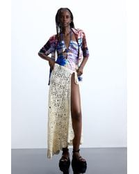 Desigual - Long Crochet Sarong - Lyst