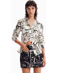 Desigual - Slim-Fit Mini Skirt, Cotton - Lyst