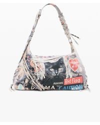 Desigual - Large Printed Bag, Cotton - Lyst