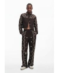 Desigual - Mirror Long Pants, Cotton - Lyst