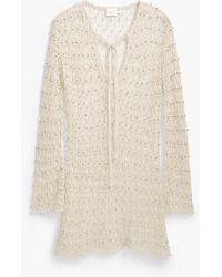 Desigual - Beaded Crochet Dress - Lyst