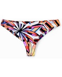 Desigual - Tropical Bikini Bottoms - Lyst