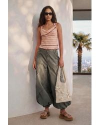 Desigual - Fluid Cargo Pants, Cotton - Lyst