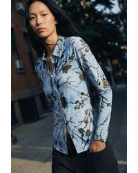 Desigual - Flocked Shirt, Polyester - Lyst