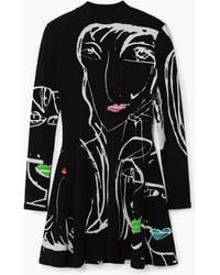 Desigual - Robe tissée à ches Longues pour - Lyst