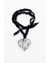 Desigual - Zalio-Plated Heart Pendant Necklace - Lyst