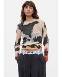 Desigual - Tie-Dye Printed Sweater - Lyst