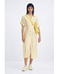 Desigual - Floral Midi Shirt Dress, Viscose - Lyst