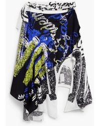 Desigual - Asymmetric Skirt, Viscose - Lyst