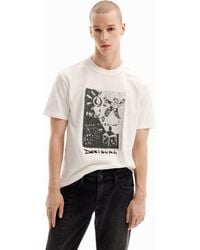 Desigual - Arty Embroidered T-shirt - Lyst