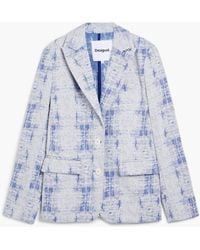 Desigual - Textured Blazer - Lyst