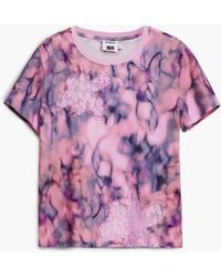 Desigual - Collina Strada Floral T-Shirt, Cotton - Lyst