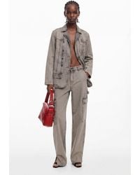Desigual - Cargo Jeans, Cotton - Lyst