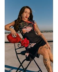 Desigual - Oriental Asymmetrical Dress, Polyester - Lyst