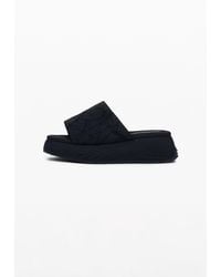 Desigual - Platform Slide Sandals, Polyester - Lyst