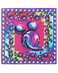 Desigual - Mickey Mouse Square Scarf, Cotton - Lyst
