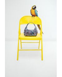Desigual - Small Printed Bag With Appliqués, Cotton - Lyst