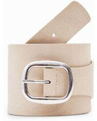 Desigual - Split Leather Belt, Bonded Leather - Lyst