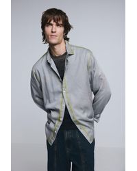 Desigual - Shirt Lettering Worn Effect, Lyocell - Lyst