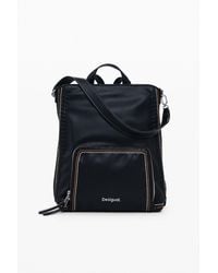 Desigual - Medium Braided Backpack, Polyurethane - Lyst