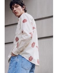 Desigual - Printed Jacquard Shirt, Cotton - Lyst