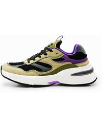 Desigual - Patchwork Running Sneakers - Lyst