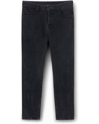 Desigual - Straight Jeans Dark, Cotton - Lyst